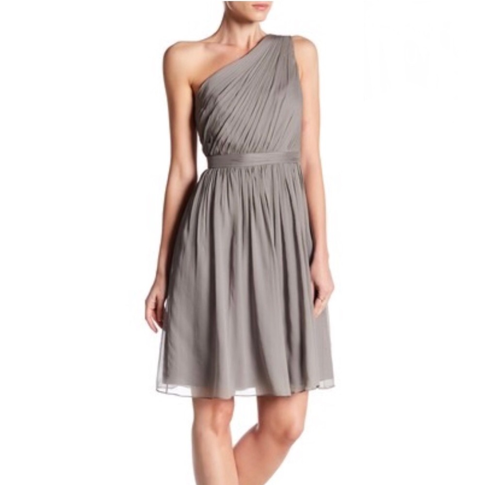 J. Crew Graphite Kylie Silk Occassion Dress
